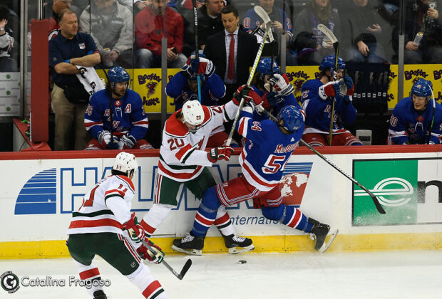New York Rangers vs New Jersey Devils Hockey Rivalry