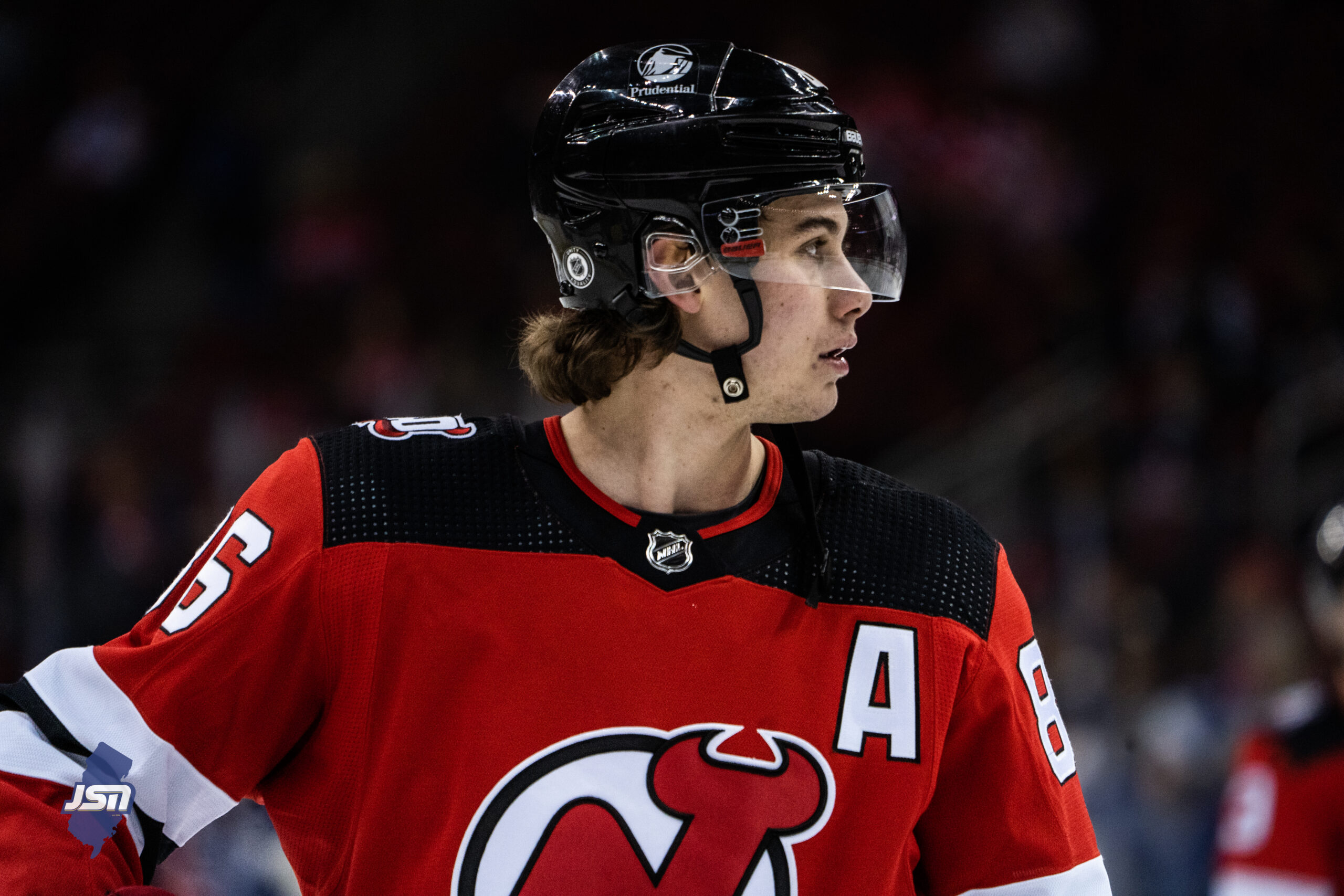 Jack Hughes of the New Jersey Devils
