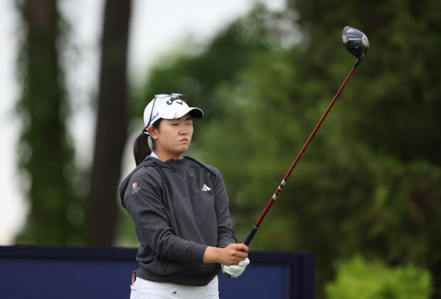 Rose Zhang during the 3rd round of the Mizuho Americas Open