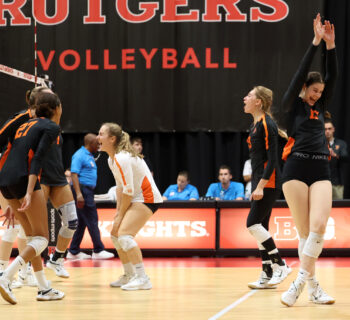Princeton volleyball defeats Rutgers
