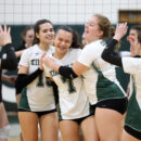 NJSIAA North 1, Group 1 Girls Volleyball Sectionals - Kinnelon celebrates a point