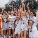 Mountain Lakes win 2023 girls soccer sectional title.