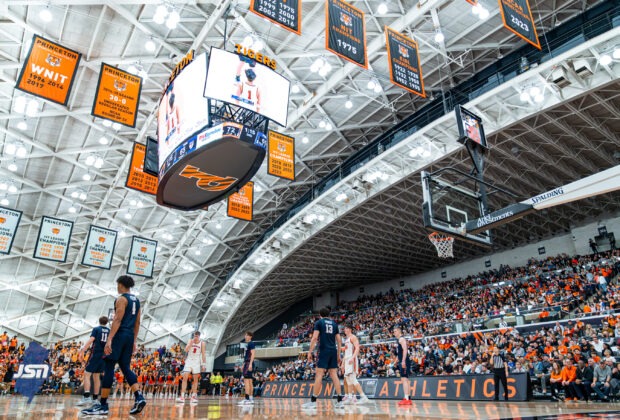 Jadwin Gym was sold out for Princeton's men's basketball game against Penn.