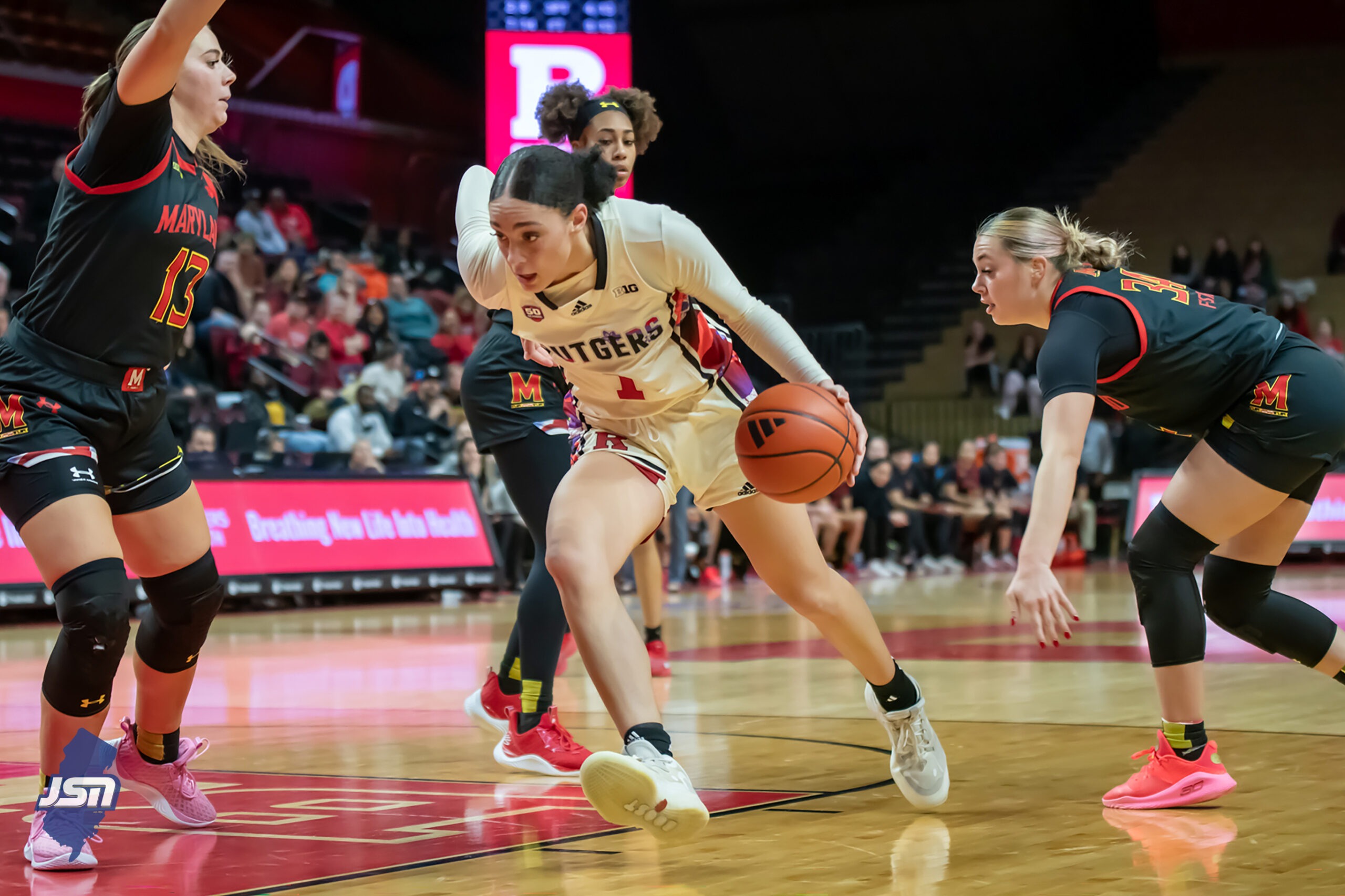 Rutgers Women's Basketball - Destiny Adams vs. Maryland