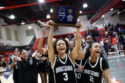 Morris Catholic wins the 2024 NJSIAA North Jersey, Non-Public B Girls Basketball Championship
